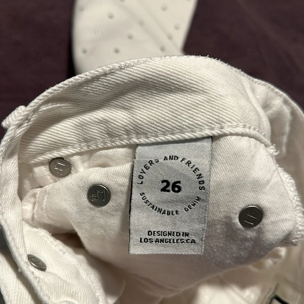 Revolve Rhinestone High Rise Jeans - Picture 9 of 11